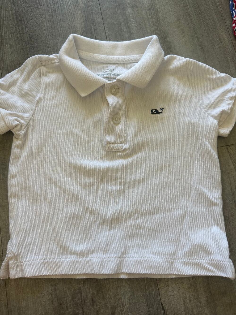 Vineyard Vines White 6-12 month Polo